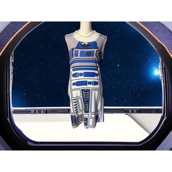 Her Universe Star Wars R2-D2 Bodycon Dress - Picture 1 of 9